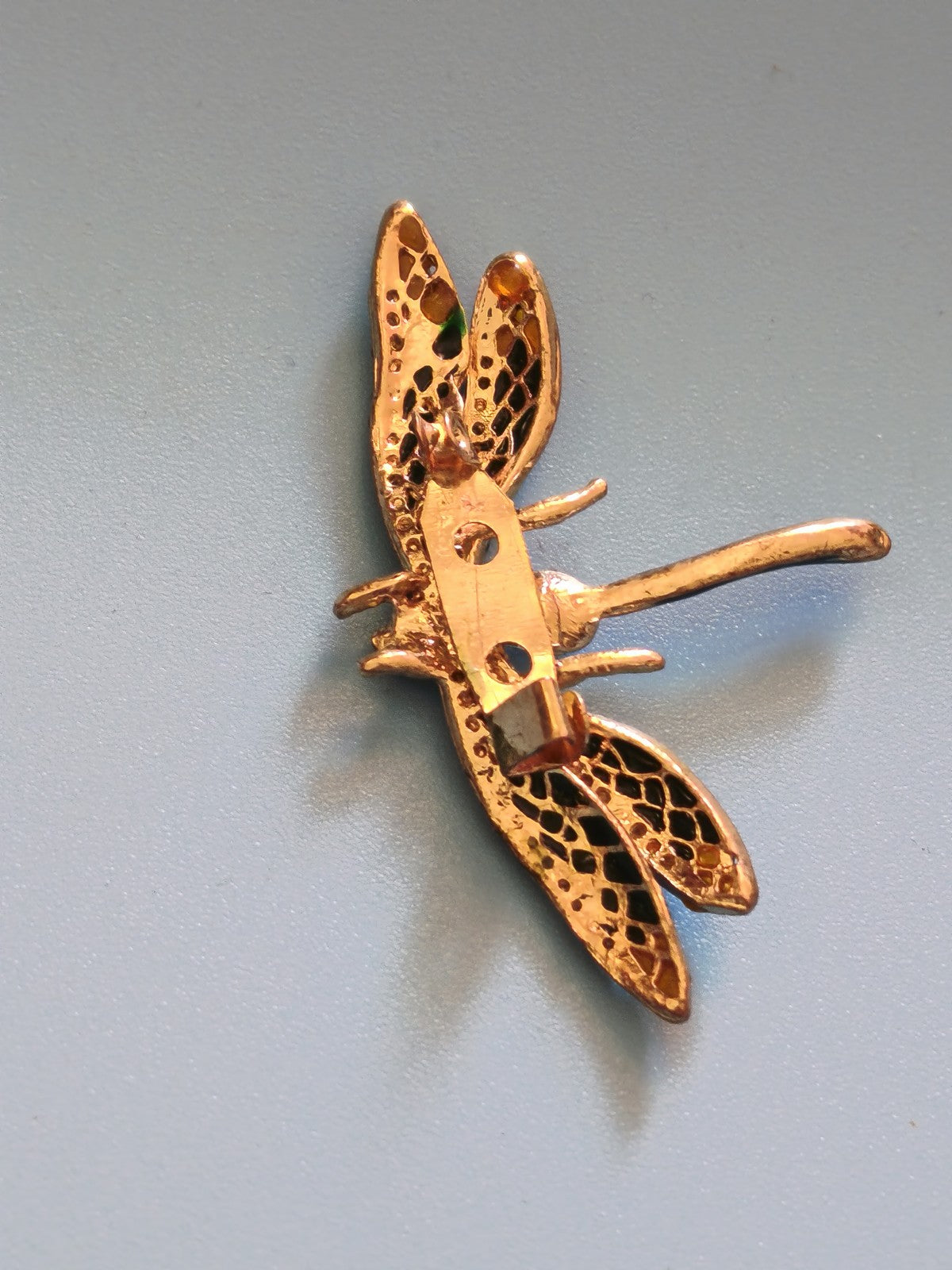 Fancy retro vintage old brooch, decorative jewelry for collectors