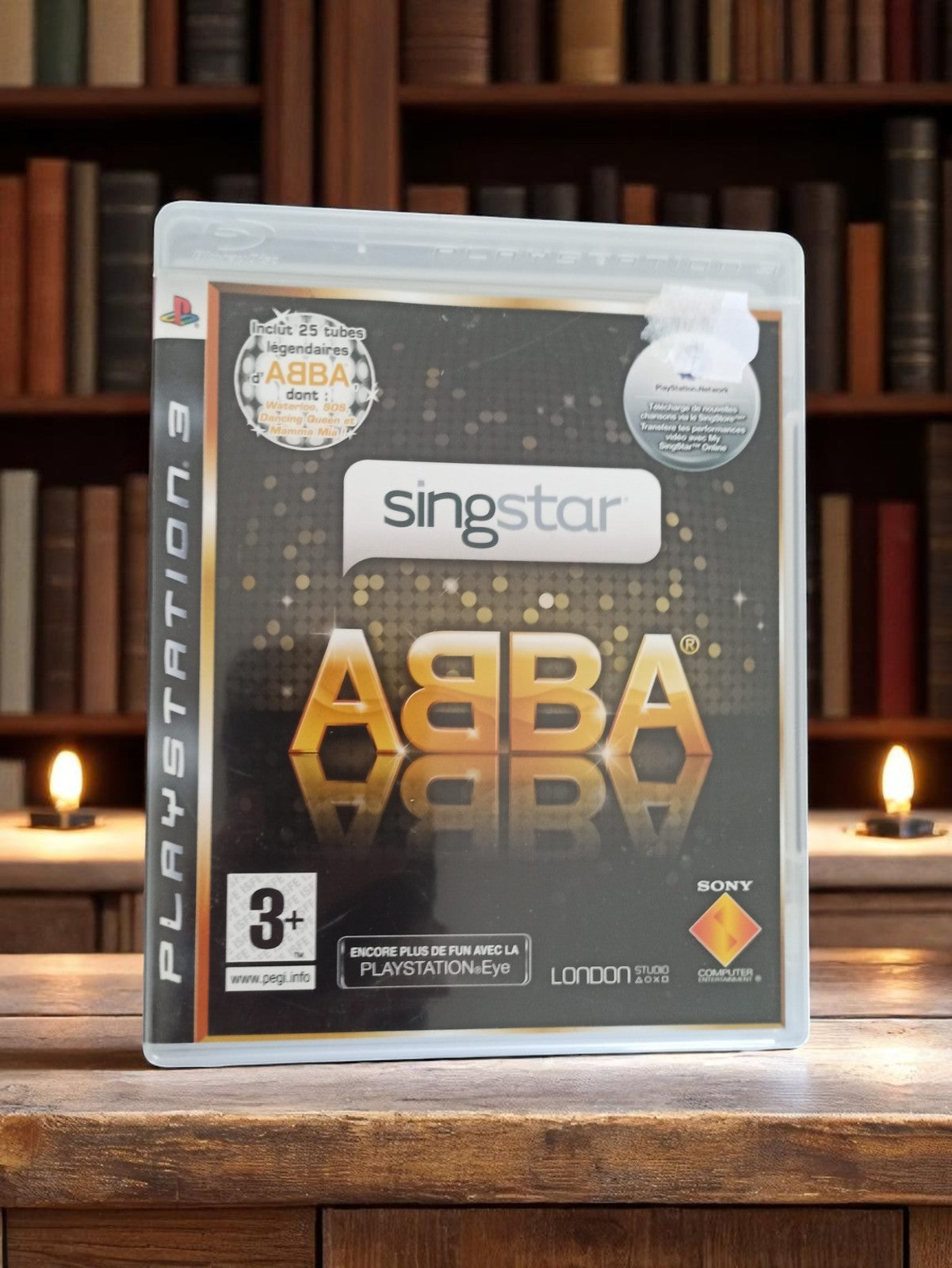Jeu PS3 SingStar ABBA complet Sony vintage karaoké rétro rare