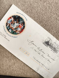 Lettre philatélique football illustration enfants oblitération Cognac
