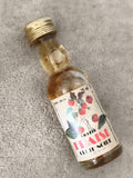 Miniature liqueur FRAISE Crête Noire 25 ml partiellement remplie