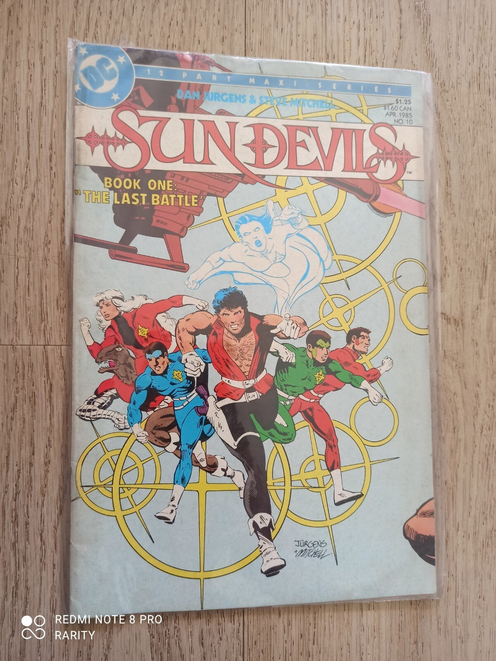 Comics DC Sun Devils 1985 n°10 vintage, maxi-série, Book One Last Battle