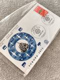 Lettre FDC Europa 1972 premier jour Paris ancienne philatélie cachet illustré