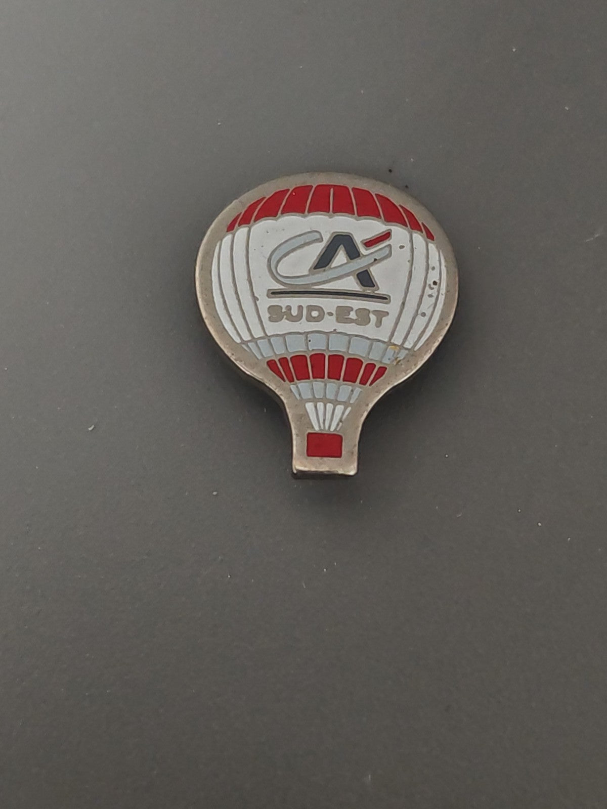 Pin?s vintage Crédit Agricole ancien badge rétro collection banque française rar