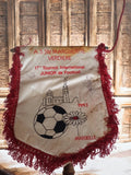 Fanion vintage football 1993 AS Sainte Marguerite Verdiere Marseille rétro