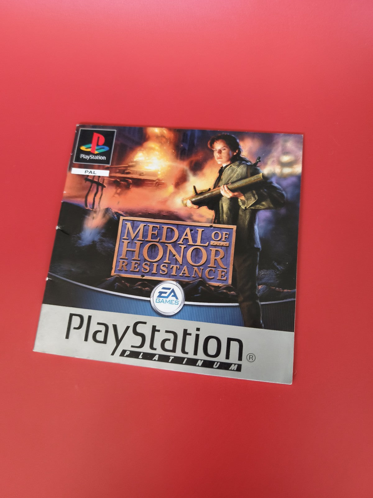 Notice originale pour Medal of Honor sur PS1 ? manuel Playstation d'occasion