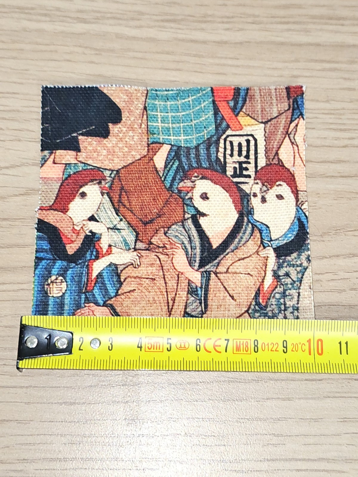 Lot 2 coupons tissu japonais motifs traditionnels petits formats couture loisirs