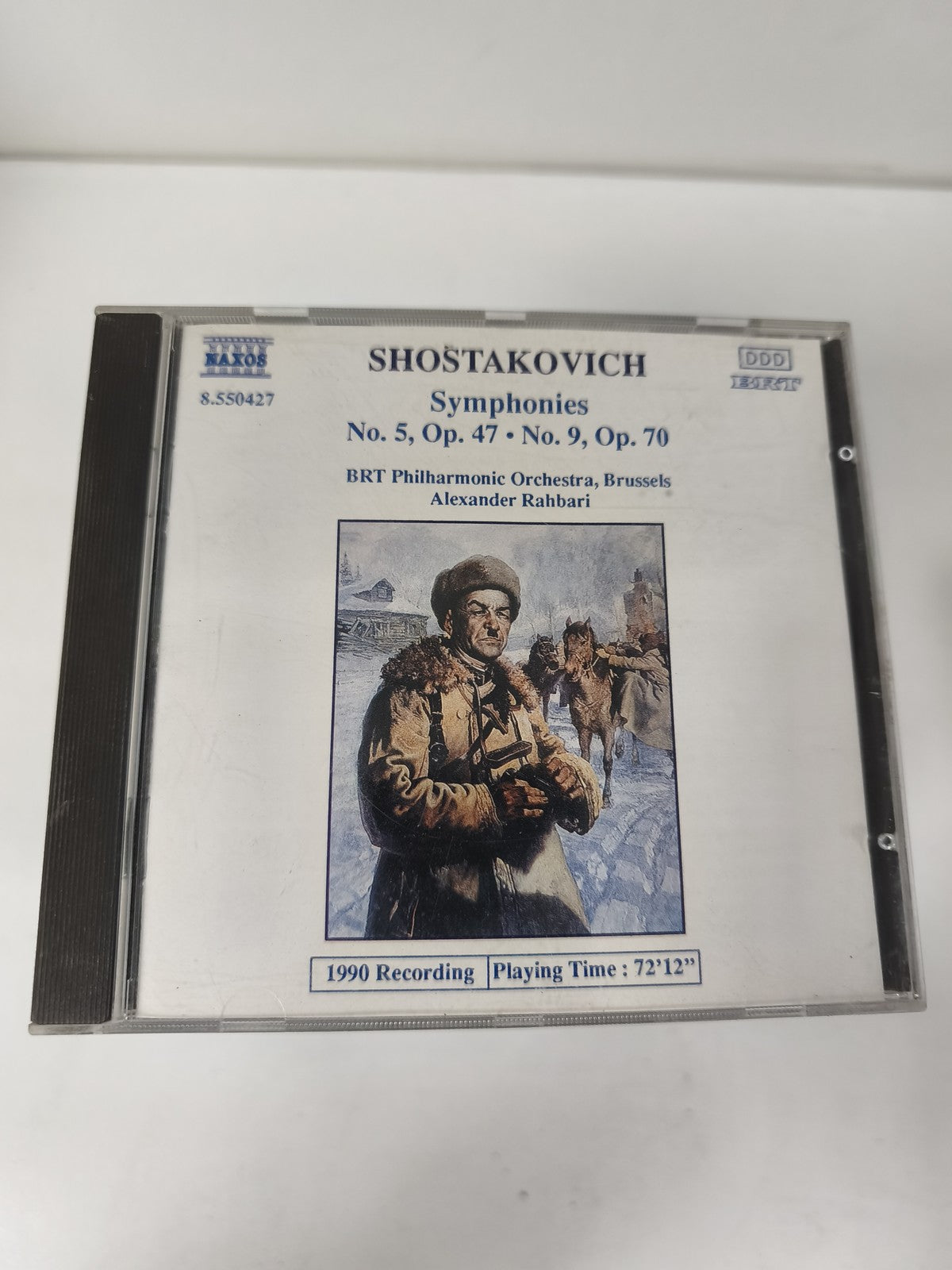 CD Shostakovich Symphonies n°5 & n°9 BRT Philharmonic Alexander Rahbari