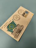 Enveloppe FDC 1er jour Conseil de l'Europe 25e anniversaire Strasbourg