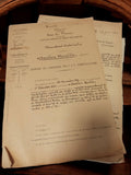 Document administratif Marseille 1938-40 Chantiers Massilia travaux publics vint