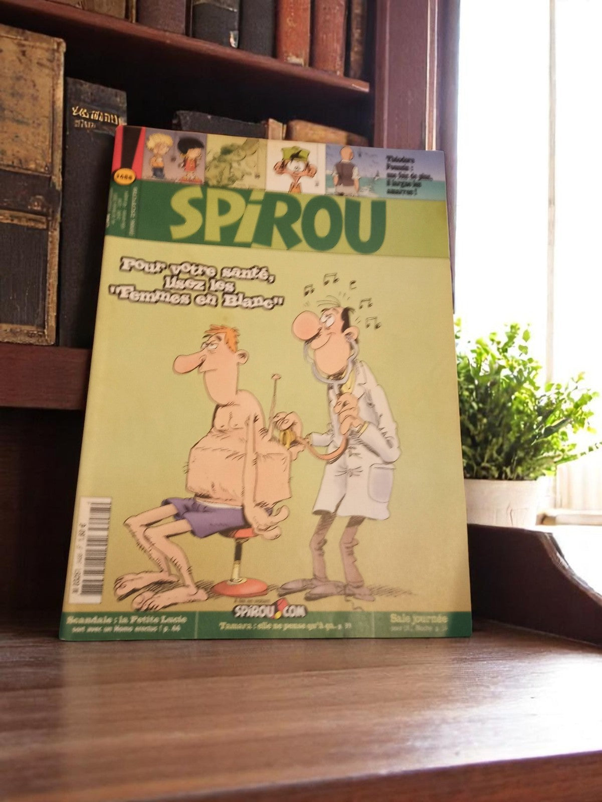 Magazine Spirou n°3468 – BD humoristique vintage – Couverture “Les Termines en B
