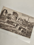 Carte postale ancienne Maubeuge Guerre 1914-18 pont détruit photo ruines