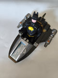 Figurine Batman vintage avec vaisseau ancien rare, collection rétro DC Comics