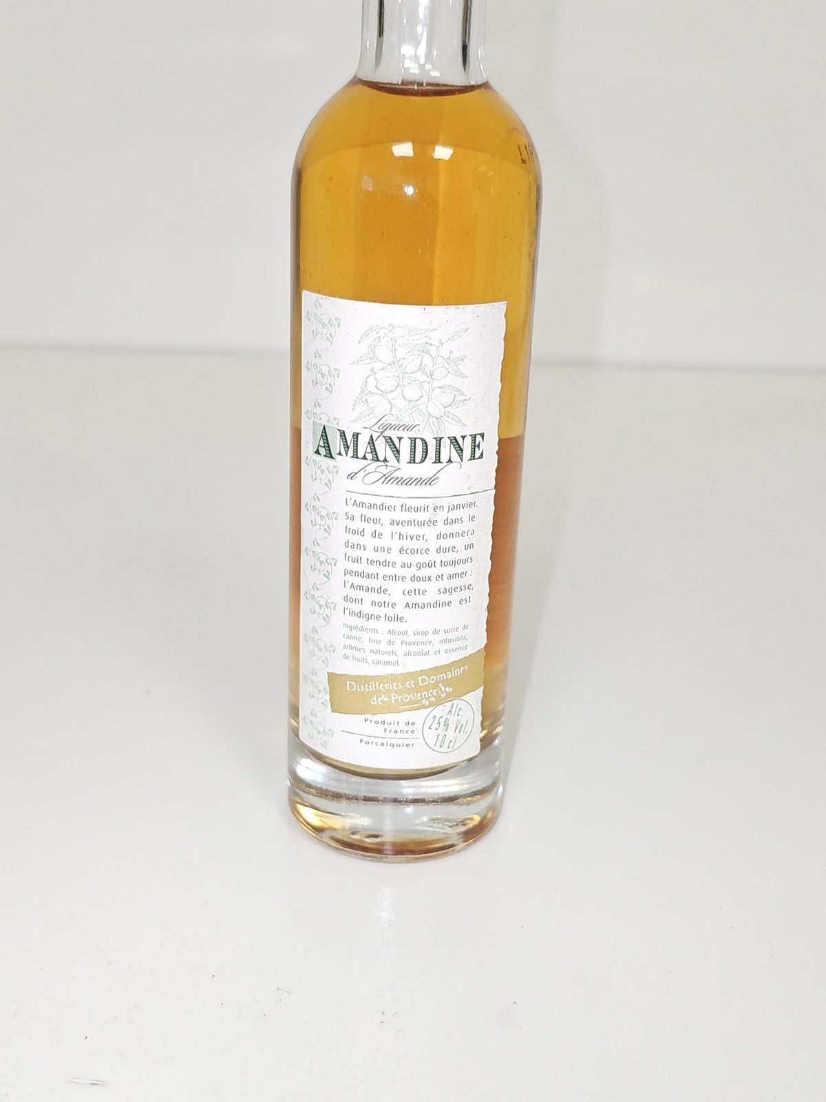 Vintage mignonnette ancienne liqueur Amandine rétro collection spiritueux rare