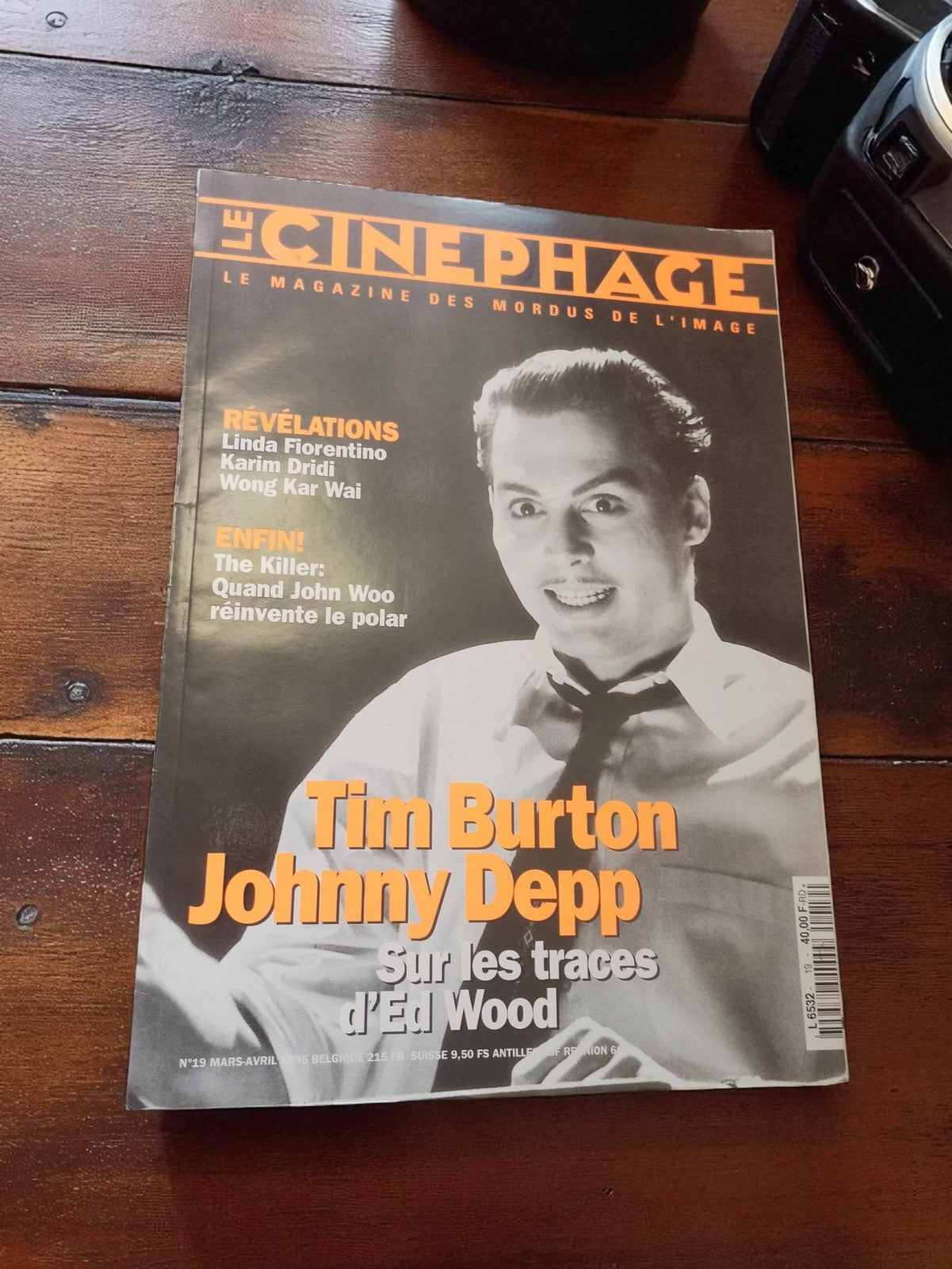 Magazine cinéma Le Cinéphage n°19 1995 Tim Burton Johnny Depp rétro vintage