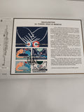Feuillet CEF Inauguration Tunnel sous la Manche 1994 timbres France philatélie
