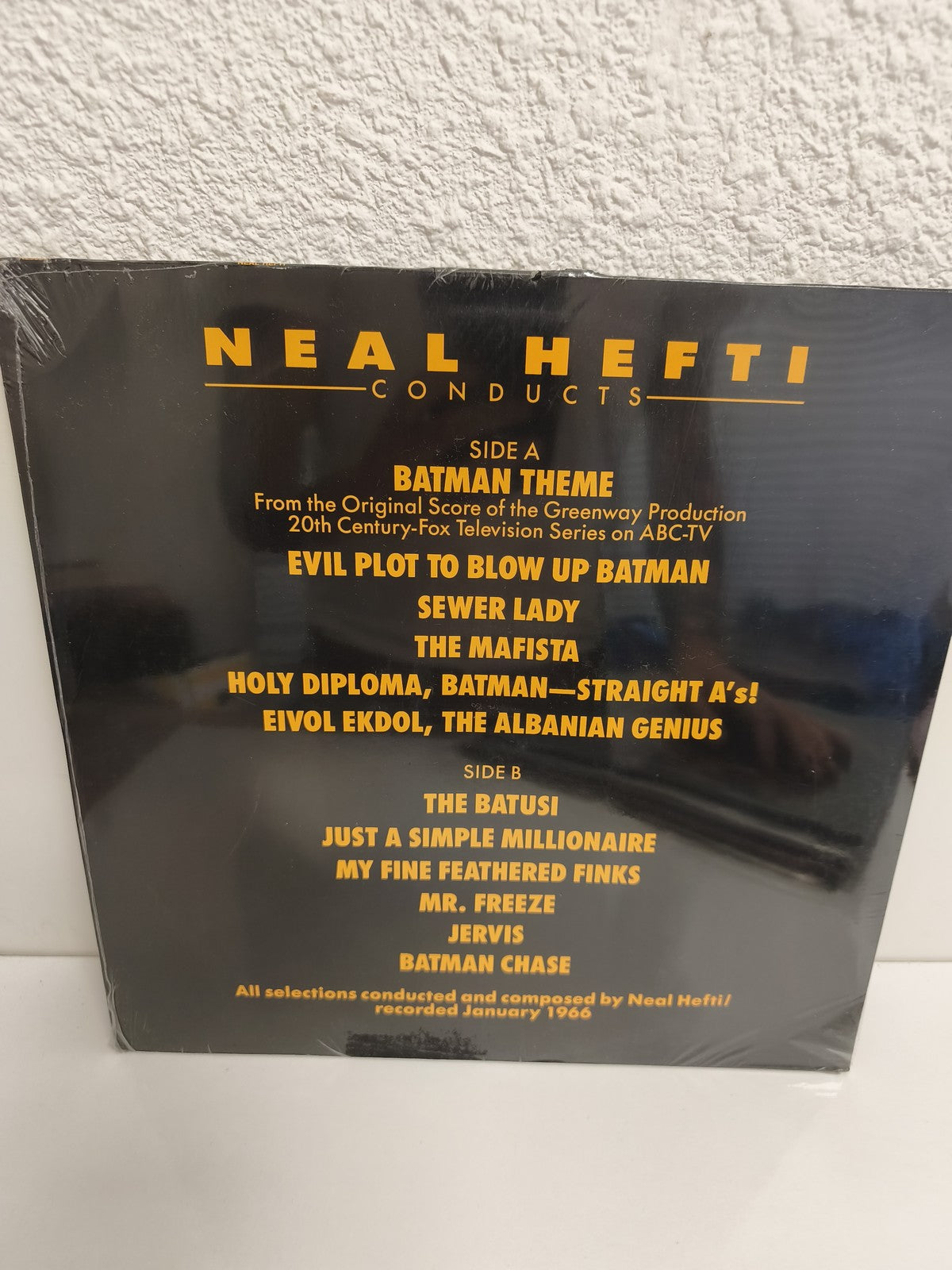 Vinyle 33 tours Neal Hefti Batman Theme neuf LP soundtrack série TV