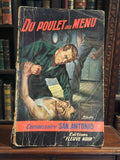 Livre poche ancien San-Antonio Du Poulet au Menu Fleuve Noir vintage polar