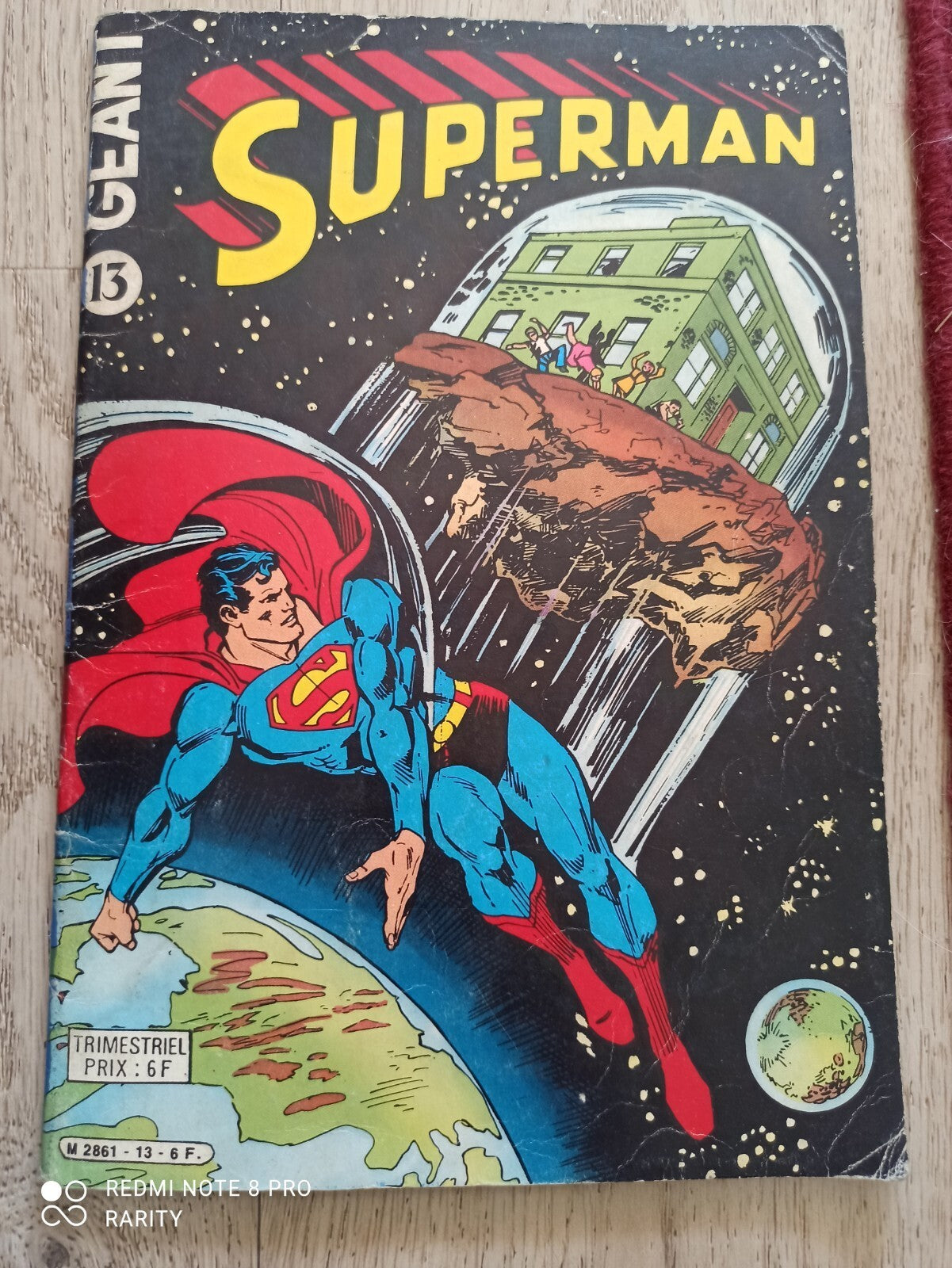 Comics Superman Géant 13 vintage, édition trimestrielle, couverture couleur