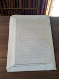 Lettre manuscrite 1939 guerre France témoignage époque WWII