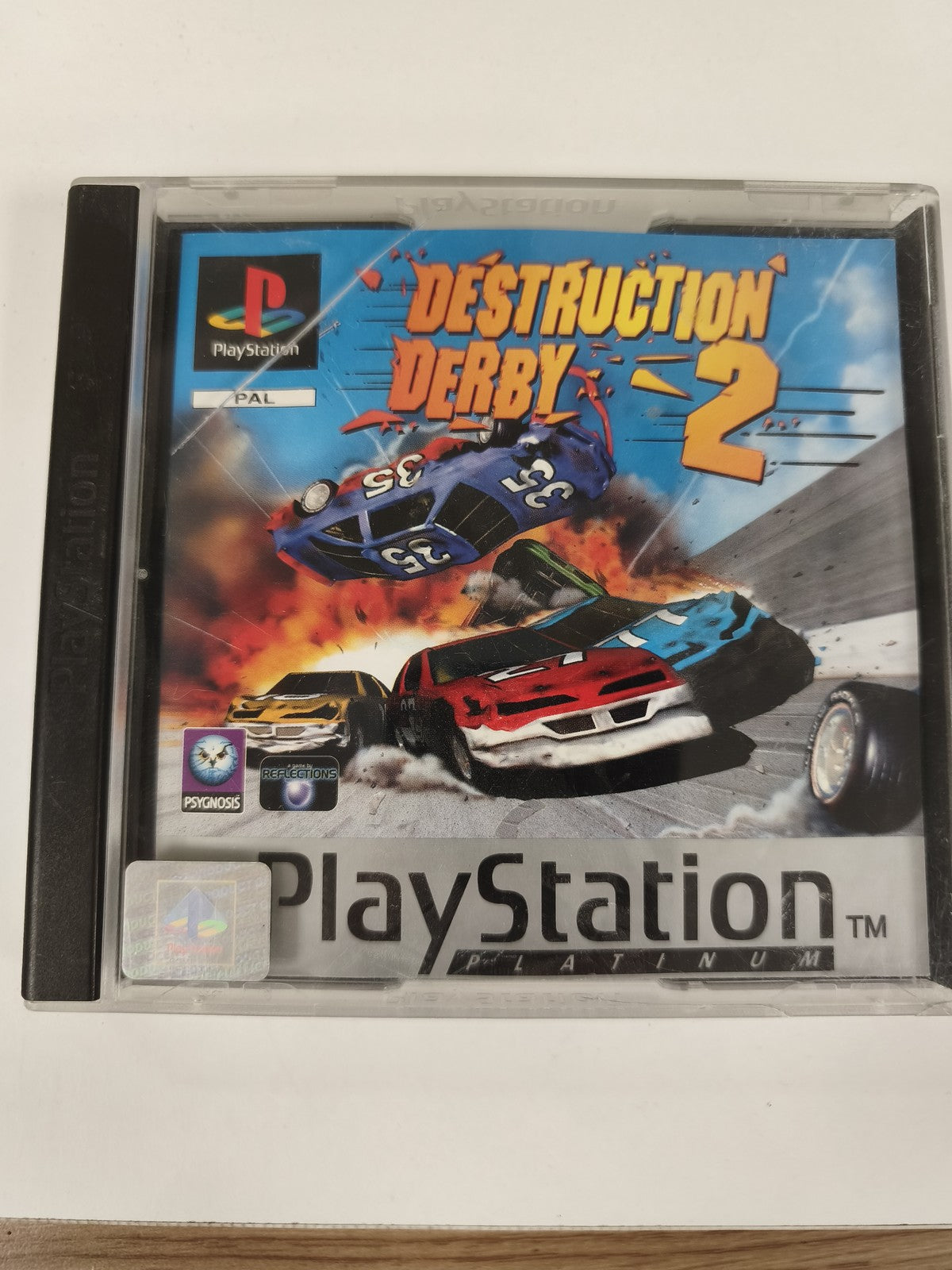 Boite vide pour Destruction Derby 2 sur PS1, emballage officiel Playstation d'oc