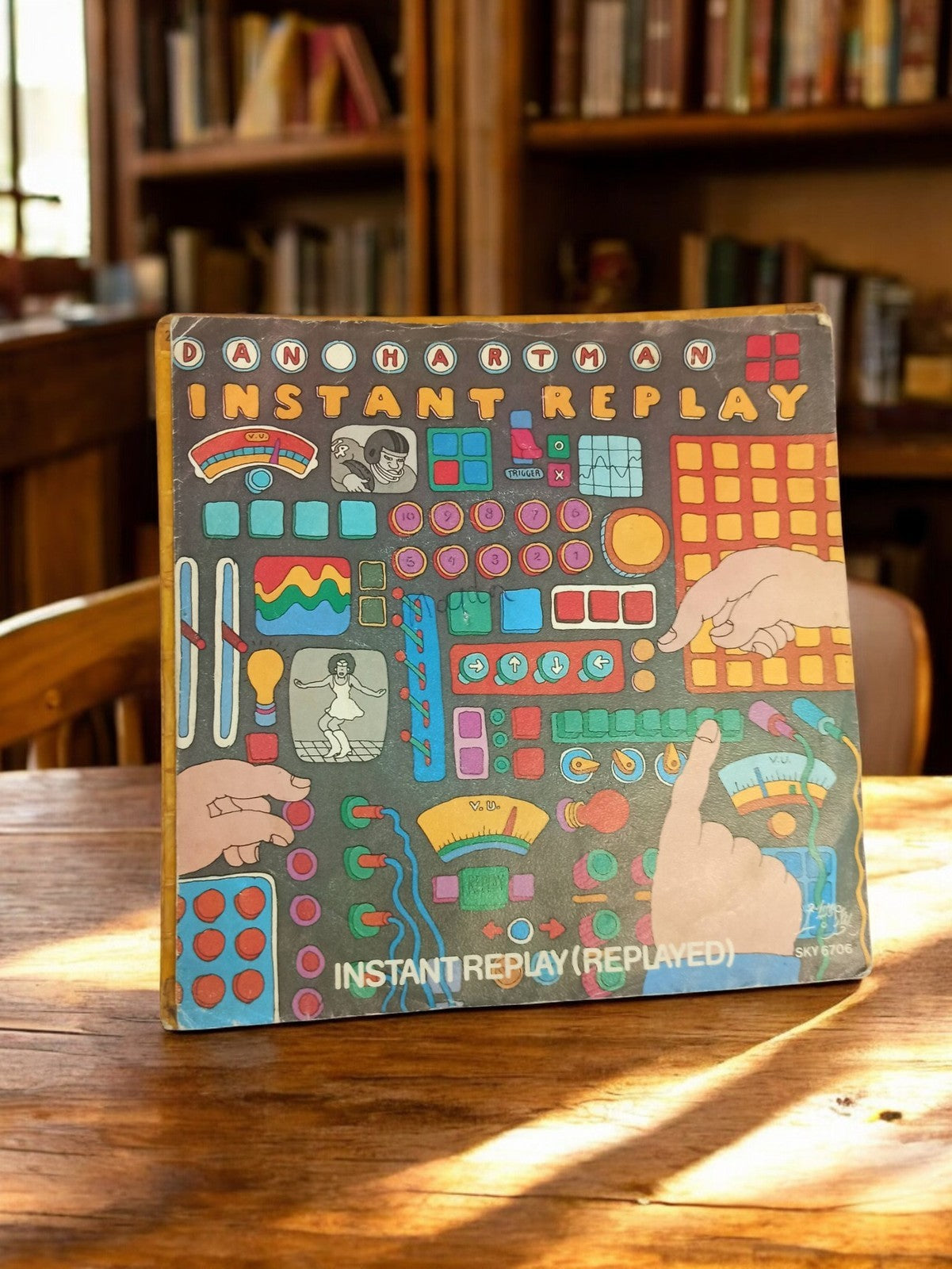 Vinyle 45 tours Dan Hartman Instant Replay vintage rétro pochette illustrée