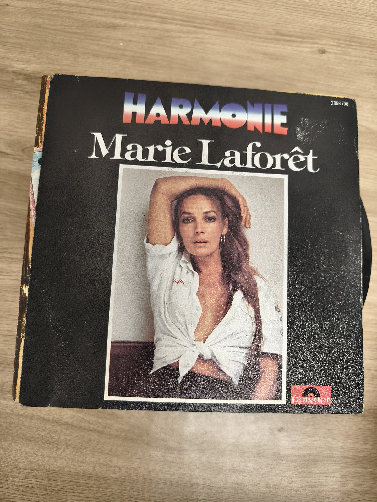 Vinyle 45 tours Marie Laforêt "Harmonie" pochette Polydor noir (Ref 4)