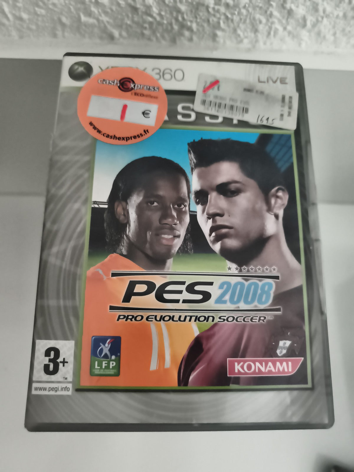 Jeu Xbox 360 PES 2008 Pro Evolution Soccer Konami football