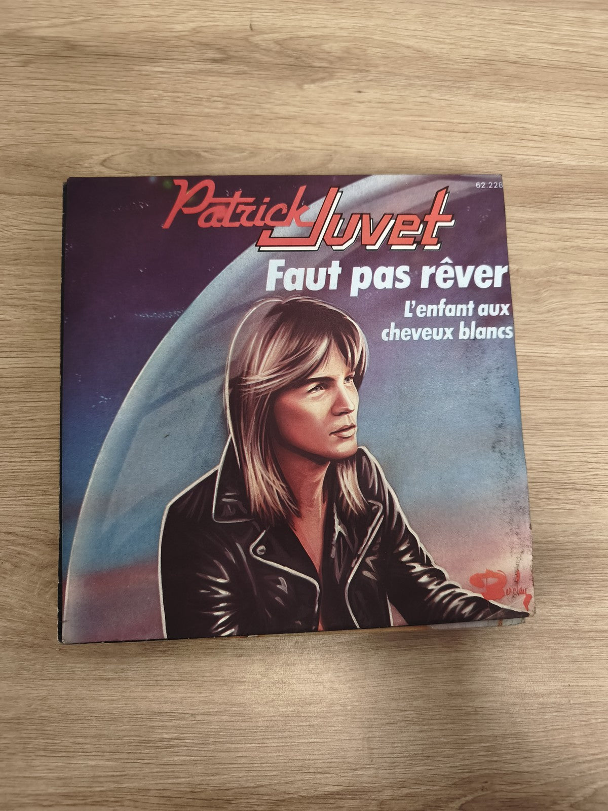 Vinyle 45 tours Patrick Juvet Faut pas rêver pochette illustrée
