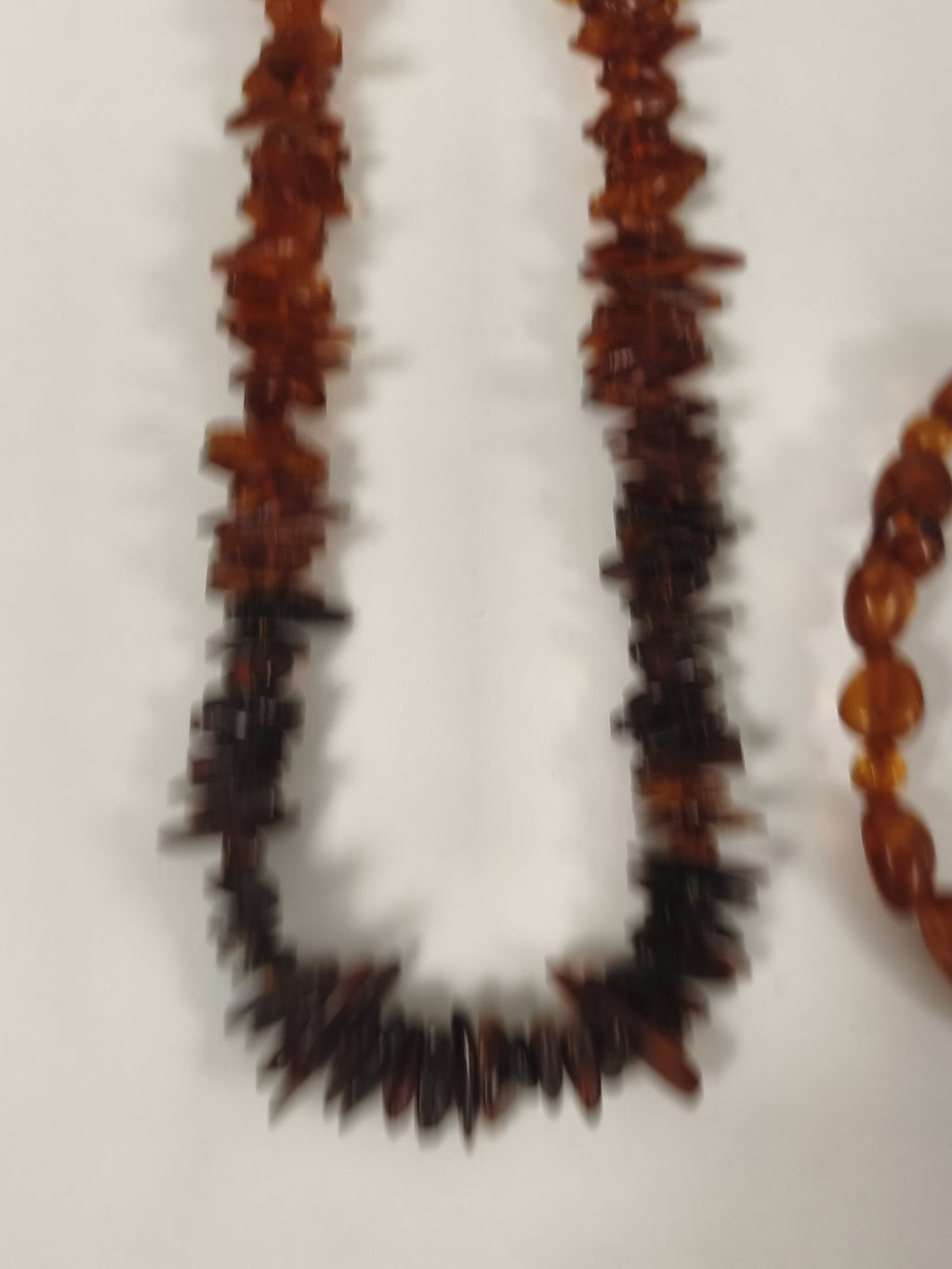 Parure collier bracelet ambre véritable Baltique Pologne miel cognac