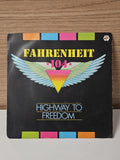 Vintage disque vinyle 45 tours Fahrenheit 104 ancien single collection rétro