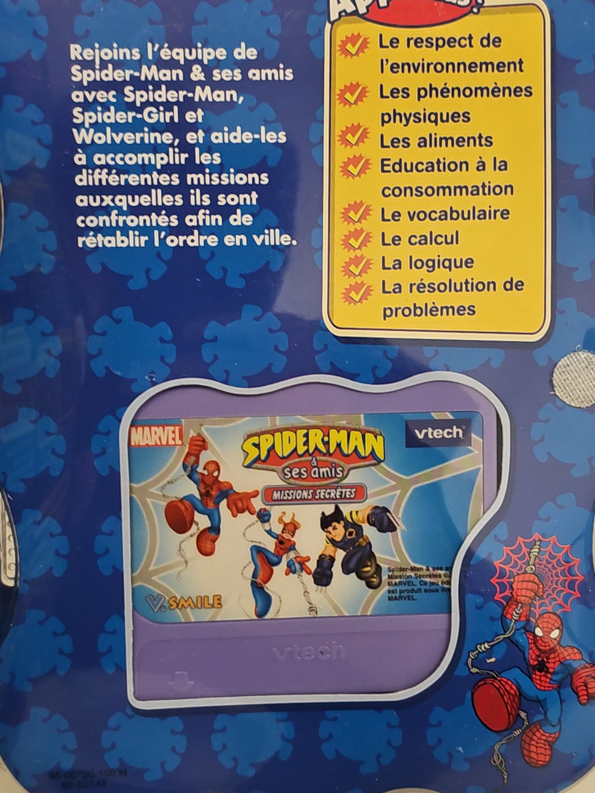 Jeu éducatif V.Smile Spiderman & Ses Amis N°1 VTech pour console enfant