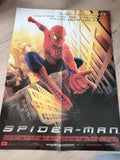 Poster Spider-Man film Marvel 2002 affichage cinéma plié visuel urbain