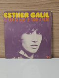 Vinyle 45T ancien Esther Galil rétro, disque collection vintage chanson français