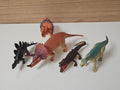 Lot de figurines dinosaures vintage et récents, collection anciens jouets dinos