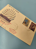 Ancienne enveloppe FDC Vietnam 1966 Saigon timbres radio onde, collection