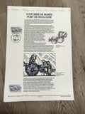 Document philatélique Voiturier de marée Boulogne 1997 La Poste timbre France