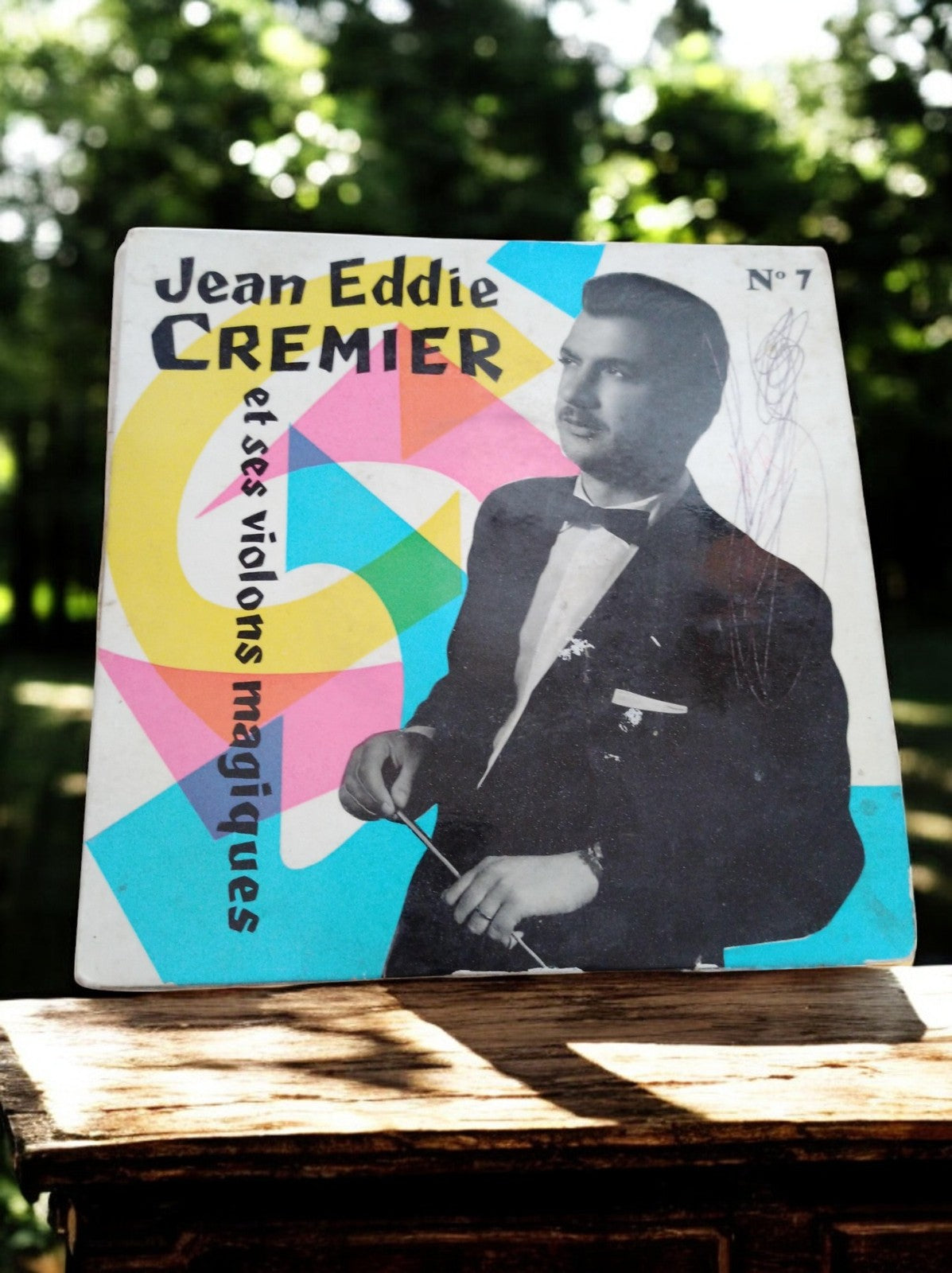 Vinyle 45 tours Jean Eddie Cremier N°7 pochette vintage années 60 variété