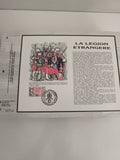 Feuillet philatélique CEF La Légion Étrangère illustration Delpech