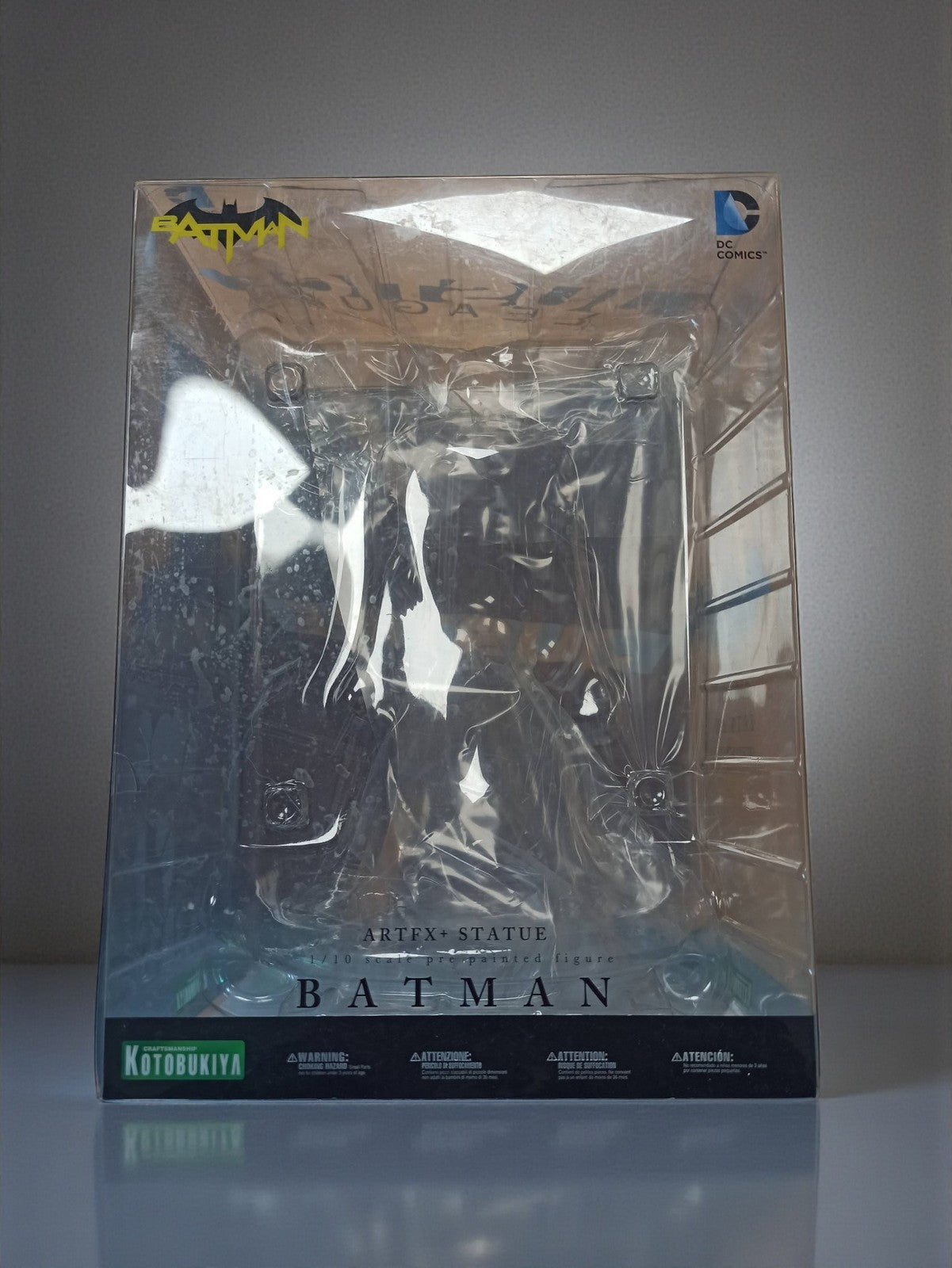 Boîte vide originale Kotobukiya pour figurine Batman, emballage officiel d'occas