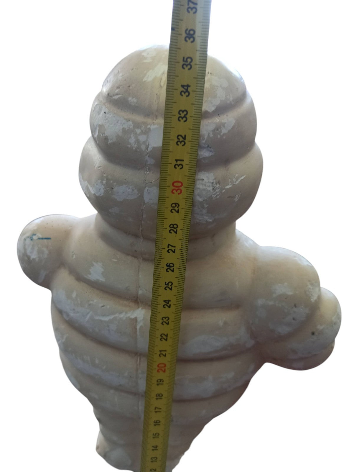 Statue Bibendum Michelin plâtre vintage années 50/60 mascotte déco garage