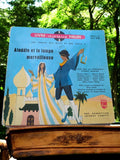 Livre-disque Philips 45T Aladdin lampe merveilleuse vintage années 60