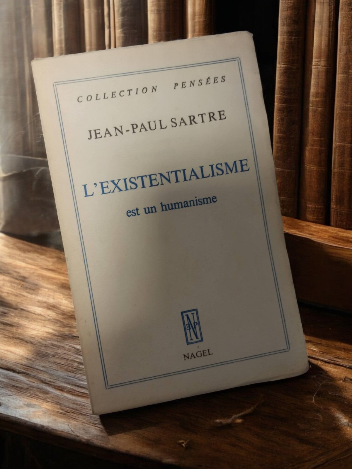 Livre ancien Jean-Paul Sartre L?existentialisme est un humanisme Nagel vintage p