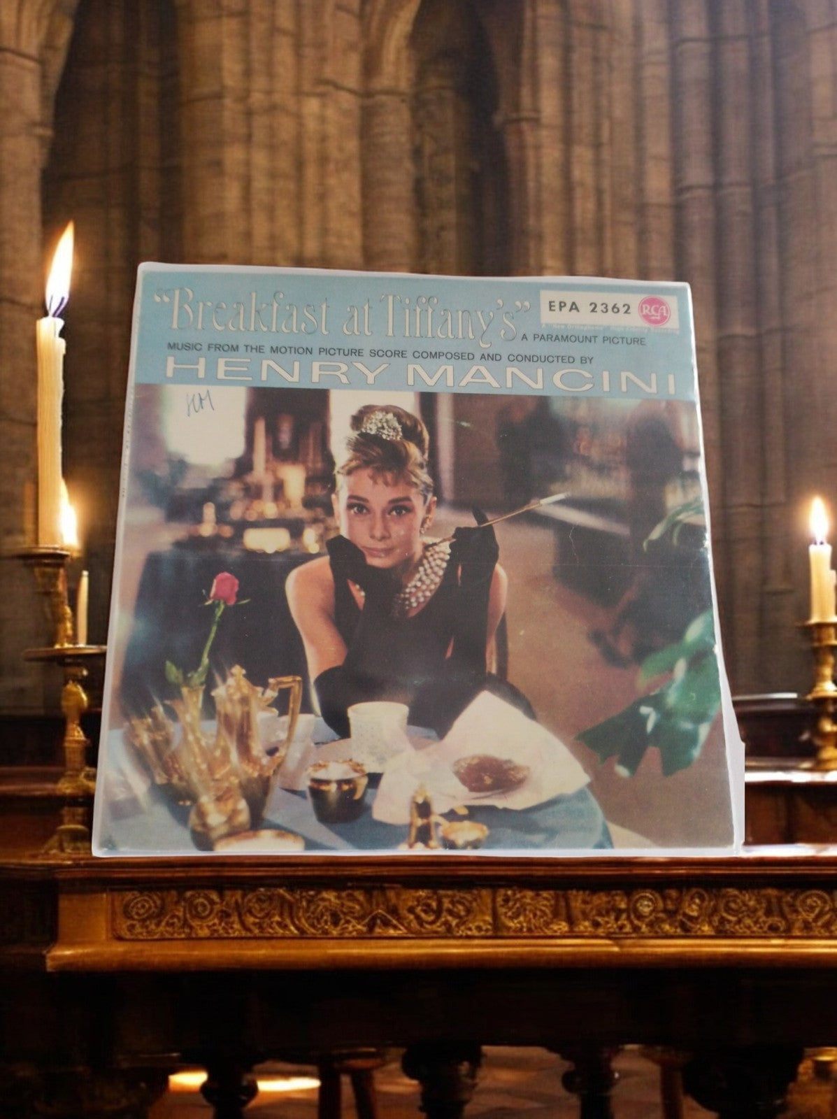Vinyle 45T Henry Mancini Breakfast at Tiffany's RCA EPA 2362 vintage BO