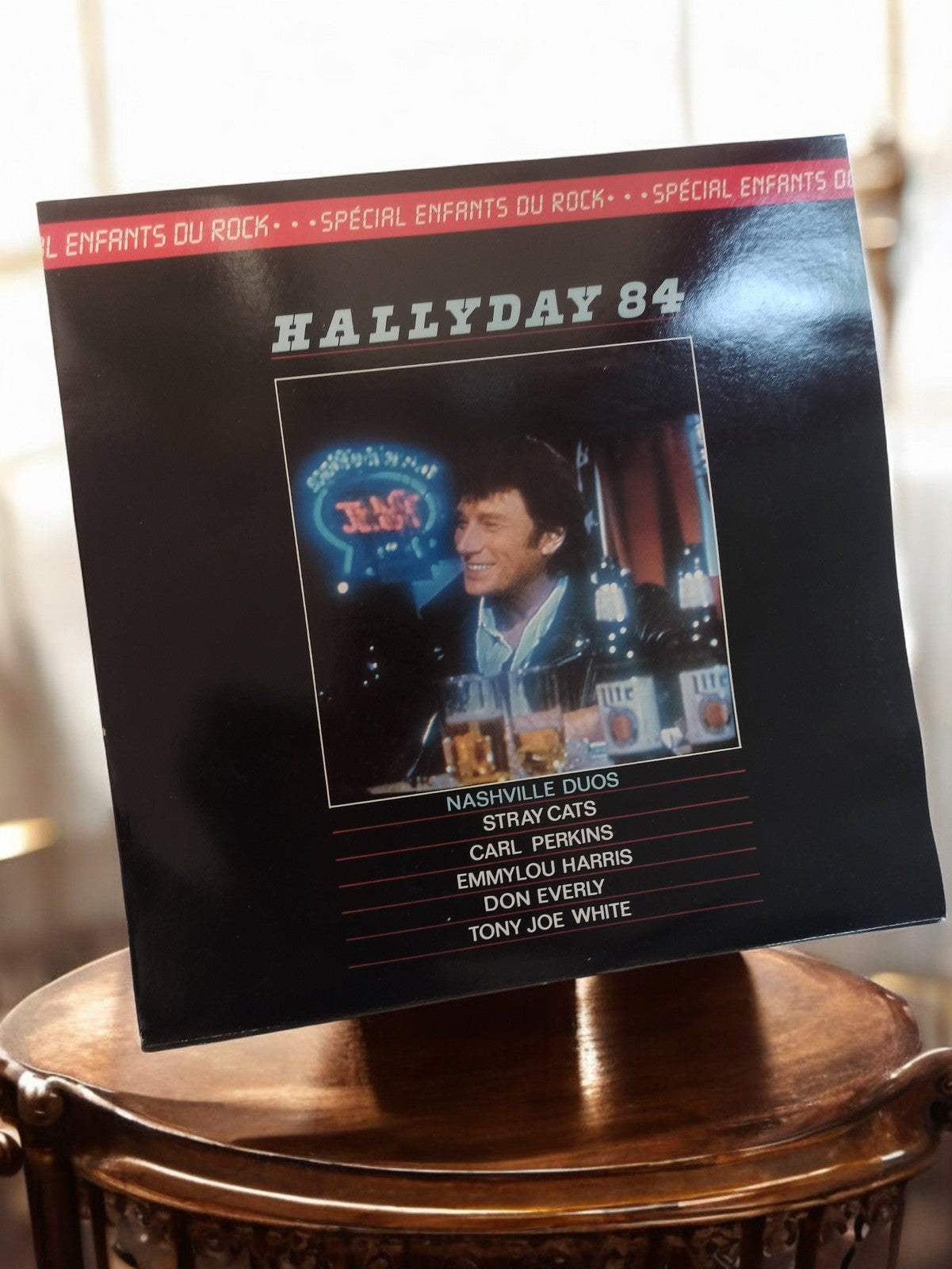 Vinyle 33T Hallyday 84 spécial Enfants du Rock rétro Johnny musique française