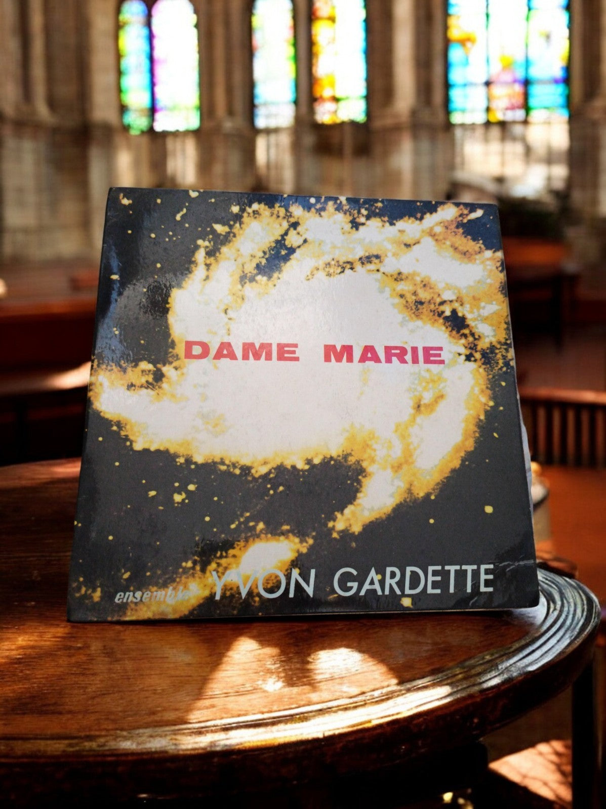 Vinyle 45 tours Yvon Gardette Dame Marie vintage pochette originale