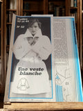 Patron couture vintage 1983 veste blanche Femme n°52 tailles 40 44 rétro ancien