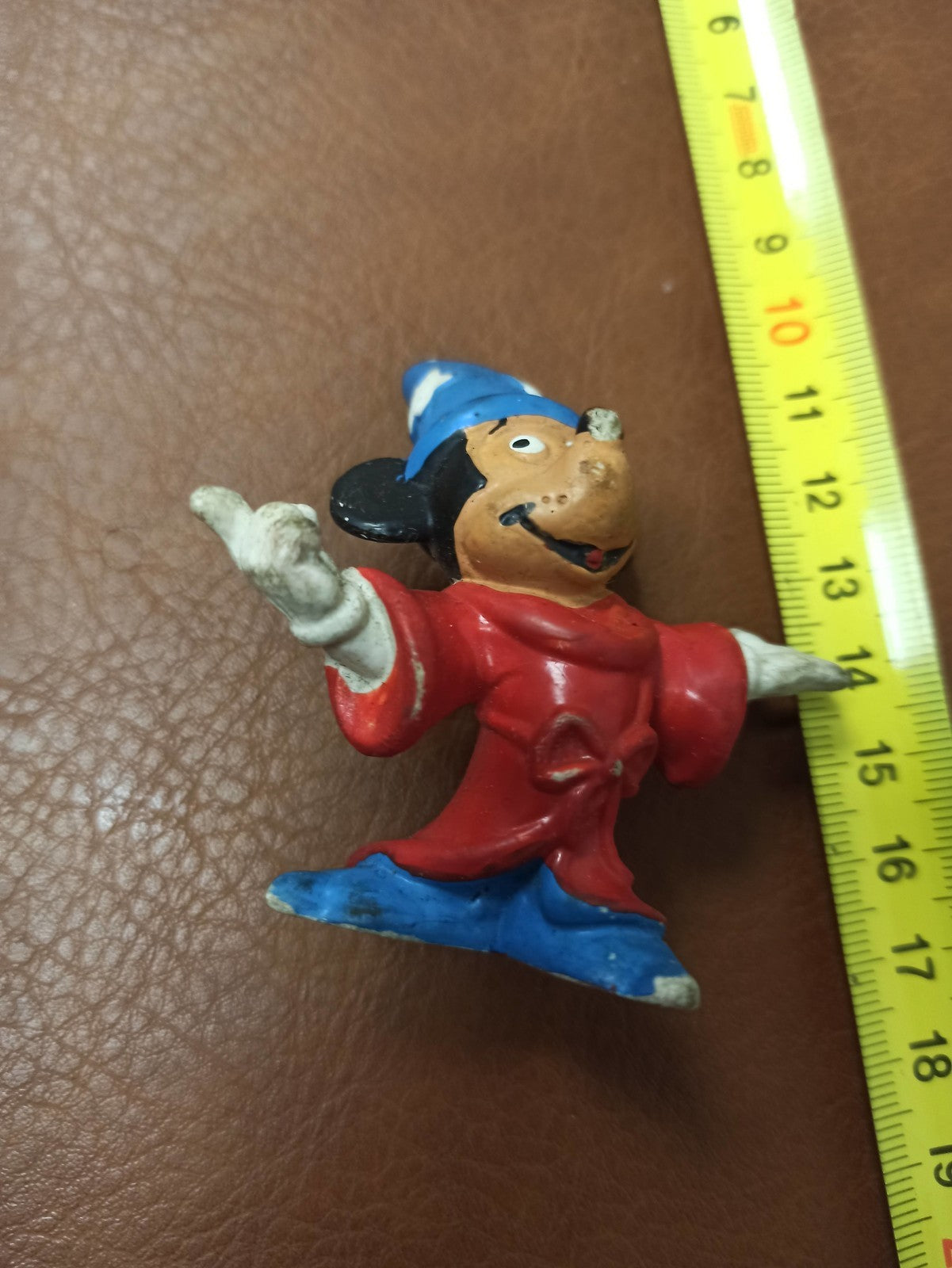 Figurine vintage Disney Mickey Mouse apprenti sorcier rétro années 80