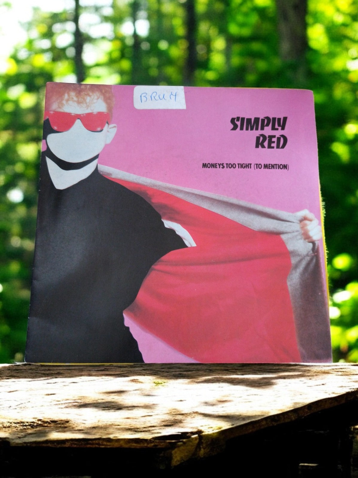 Vinyle 45 tours Simply Red Money's Too Tight pochette années 80