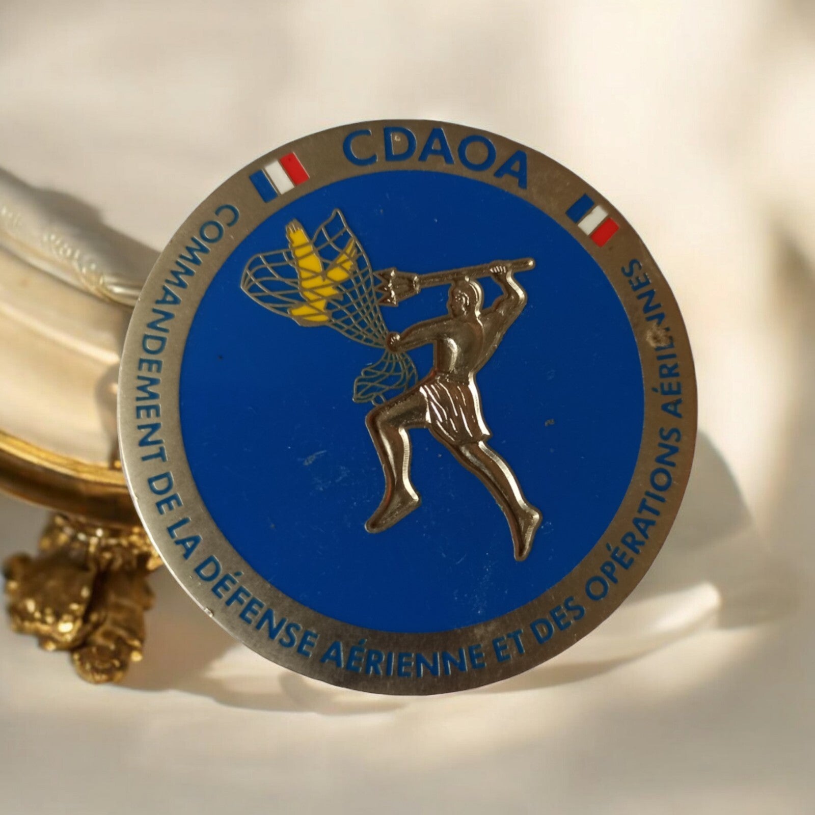 Médaille CDAOA Commandement Défense Aérienne insigne bleu armée