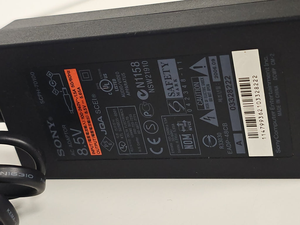 Alimentation officielle pour PlayStation 2 PS2 Slim, adaptateur secteur Sony d'o